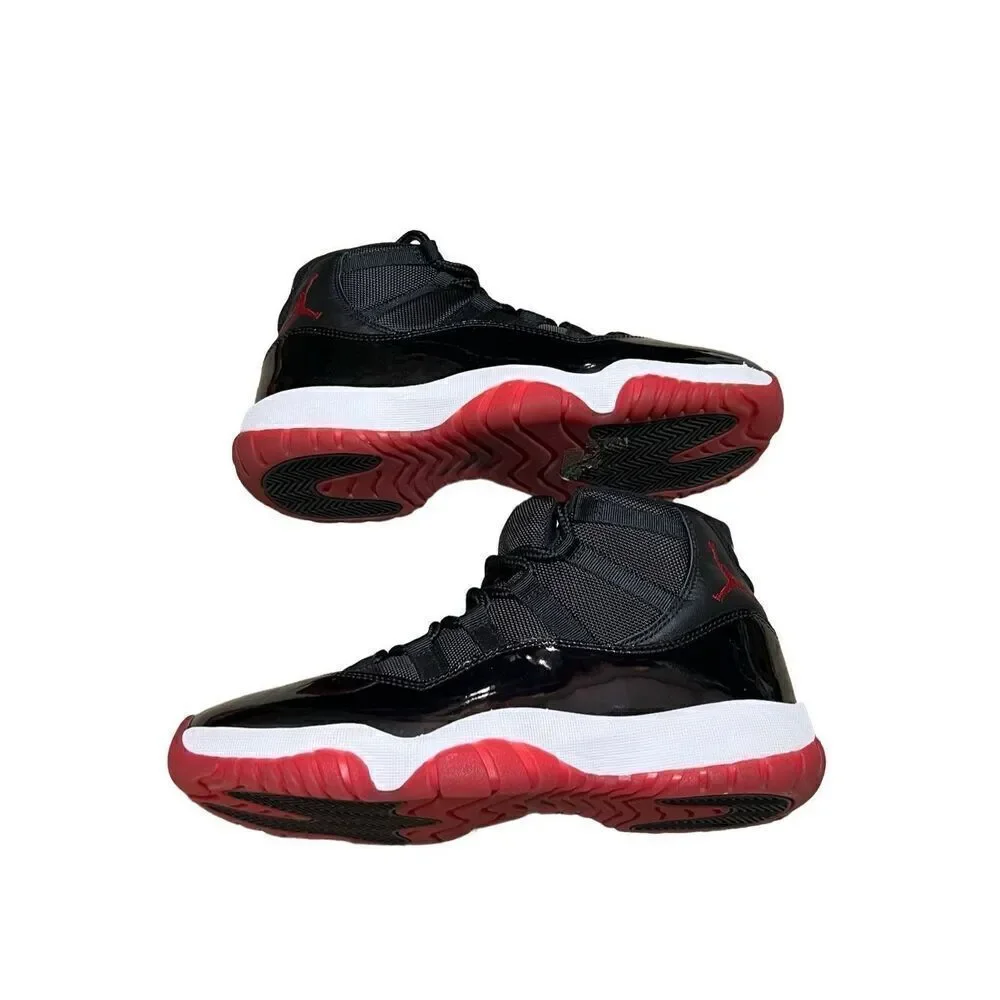 Jordan 11 OG Bred 2019 Black Red 378037-061 Size 9 Nike Air Jordan